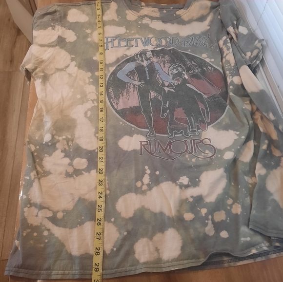 Fleetwood Mac Rumors Tie Dyed Tee Oversized Large - Picture 2 of 7